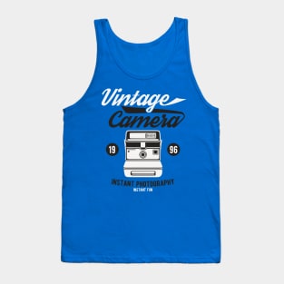 Vintage Instant Photography Camera Tank Top